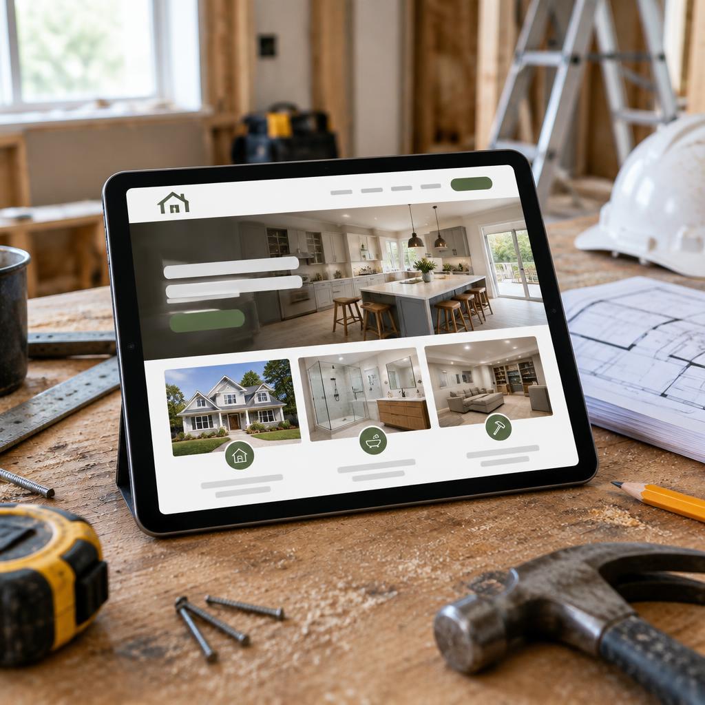 Northline Renovations — website design concept
